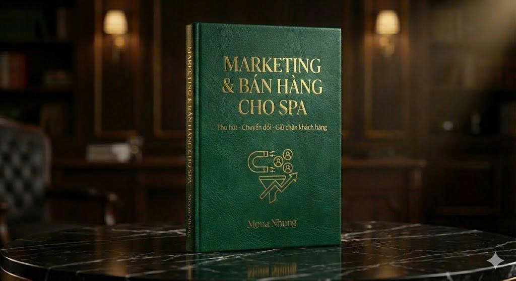 Bìa sách Marketing & Bán Hàng Cho Spa